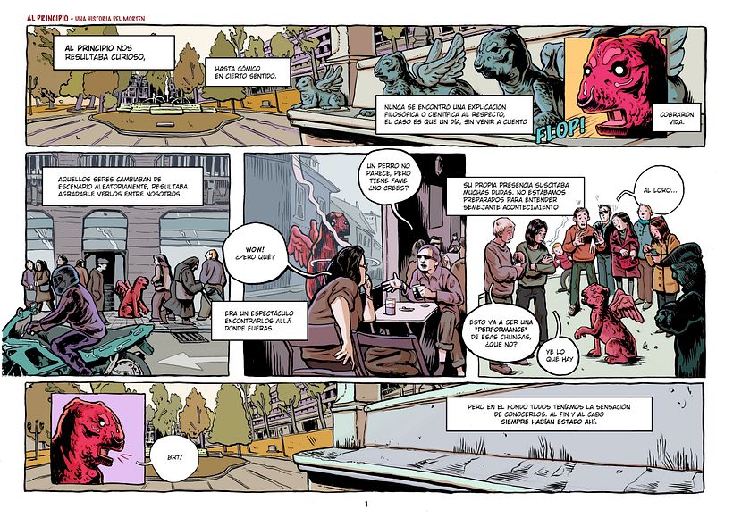 Mi Proyecto del curso: Introducción al cómic digital - Ilustración tradicional