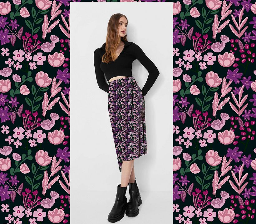 Mi Proyecto del curso: Ilustración y diseño de patrones florales 10