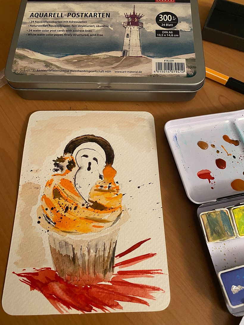 Some of my projects with watercolors ... 3