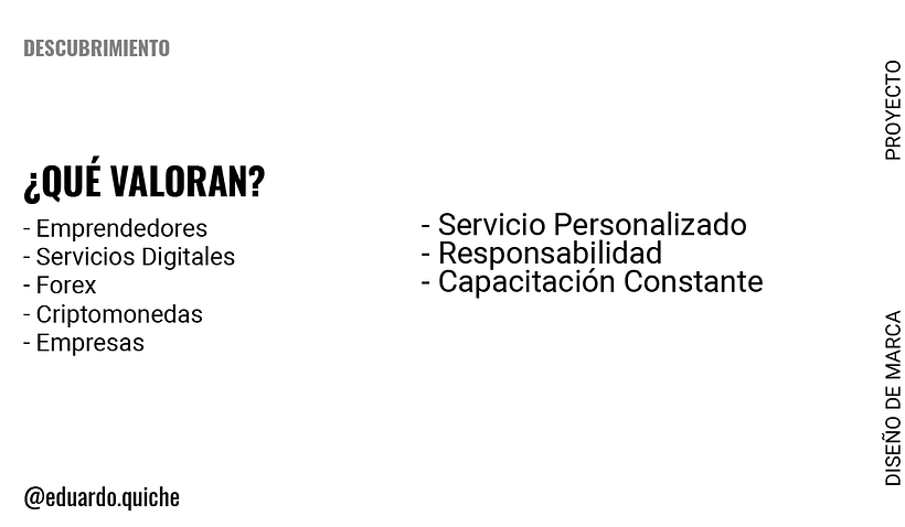 Mi Proyecto del curso: Fundamentos básicos de branding - Oscar Quiche 9