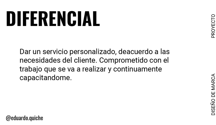 Mi Proyecto del curso: Fundamentos básicos de branding - Oscar Quiche 17