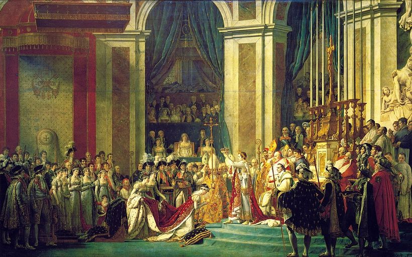 The Coronation of Napoleon, by Jacques-Louis David.