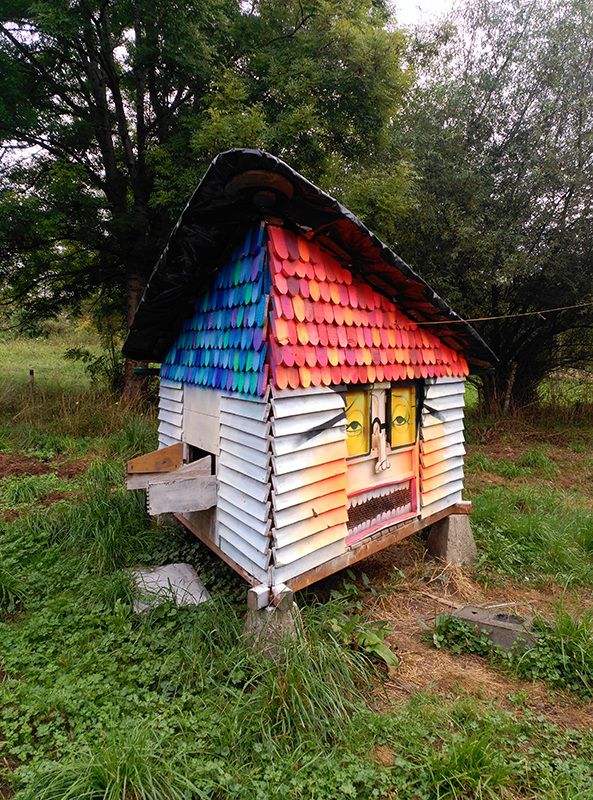 Antiguo gallinero recuperado en Camás, 2018. Asturias