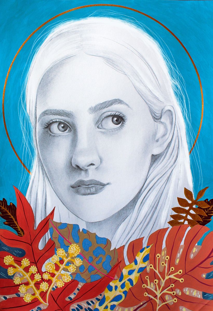 My project in Portrait with Pencil, Color Techniques and Photoshop course 5
