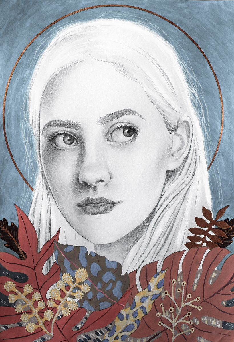 My project in Portrait with Pencil, Color Techniques and Photoshop course 5