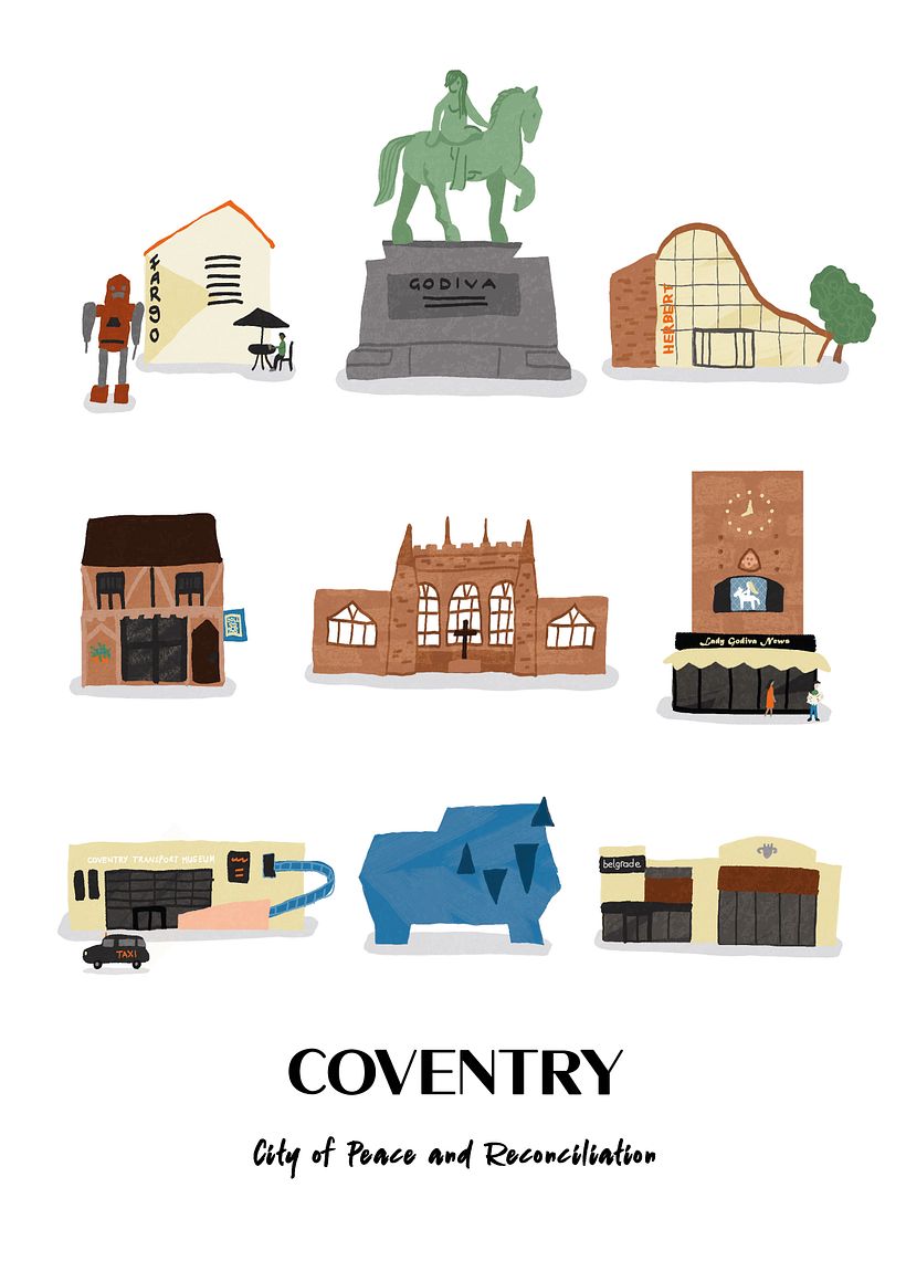 My project in Colorful City Portraits: Illustrate Your Favorite Place course 2