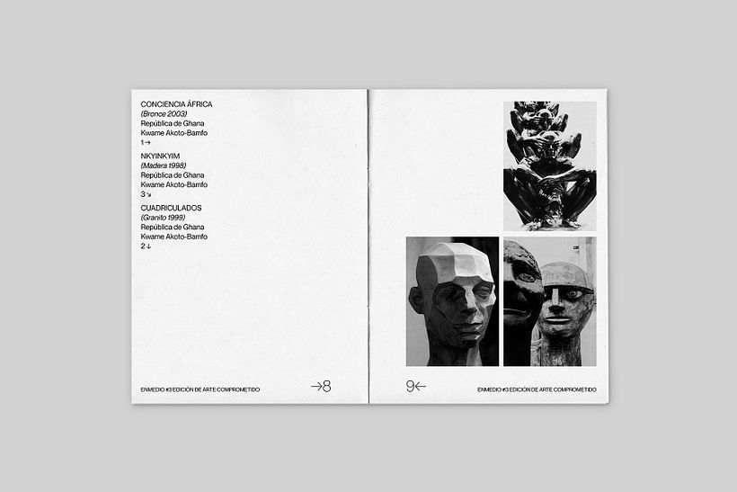 Enmedio. 3ª Edición de arte comprometido. - Sanat Yönetmenliği