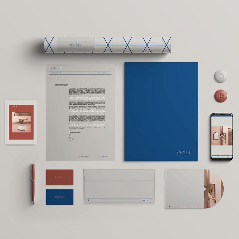 Papelería corporativa. Hotel Yesplease