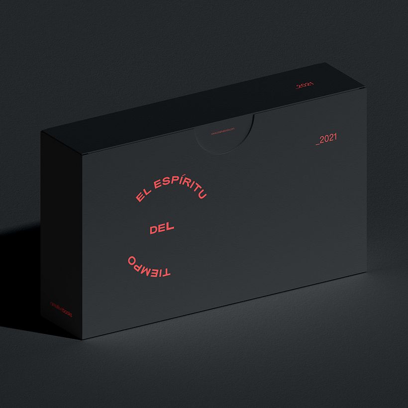 Packaging. Calendario El espíritu del tiempo