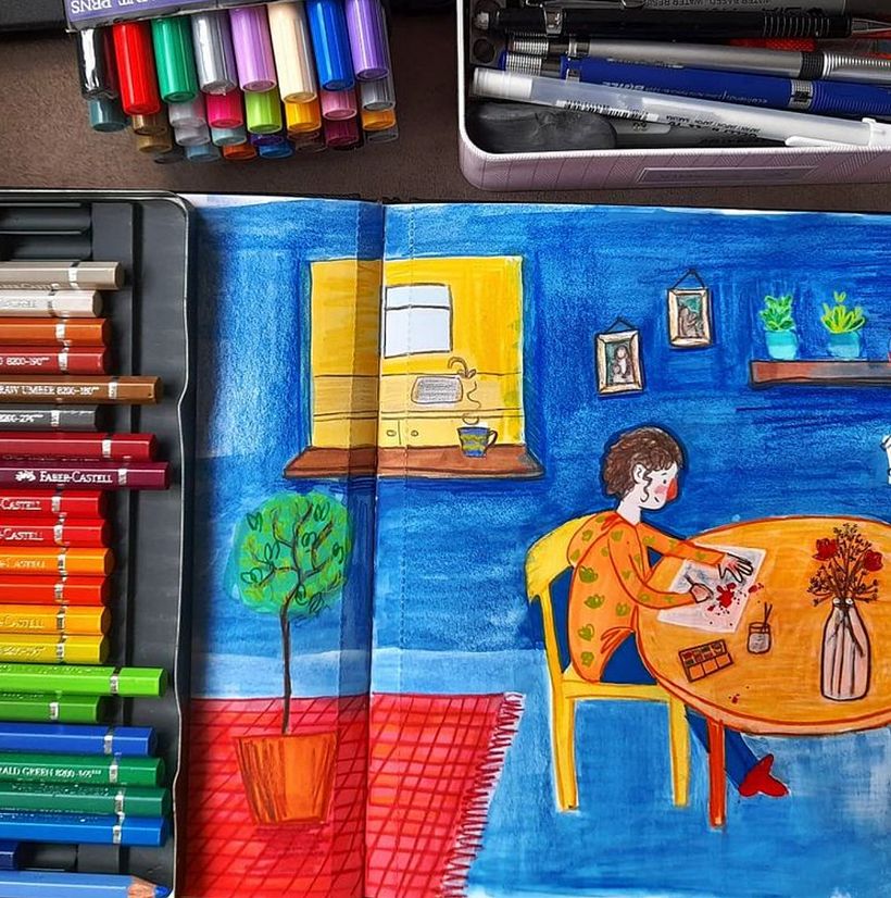 I made loads of mistakes with this first attempt, but kept working at it until I didn't mind it so much. 
