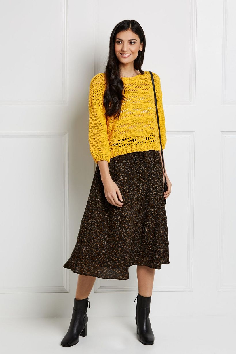 Blossom Sweater - Crochet Now Magazine - Creatividad
