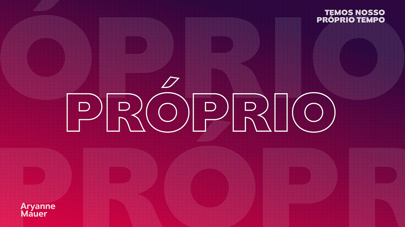 Meu projeto do curso: Animação tipográfica com After Effects 6