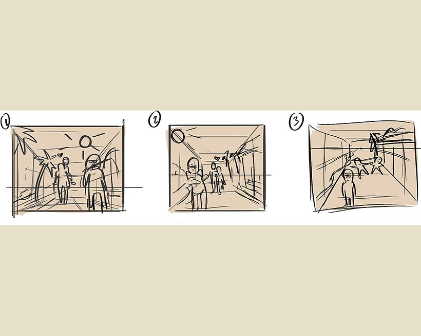 My project in Basic Principles of Drawing People from Imagination course 1