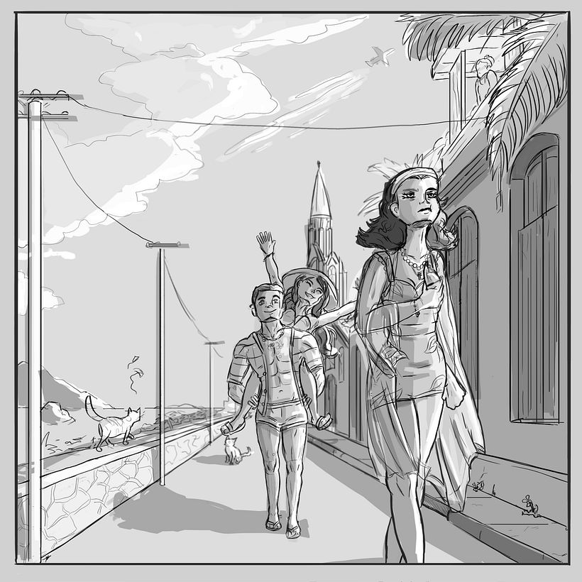 My project in Basic Principles of Drawing People from Imagination course 11