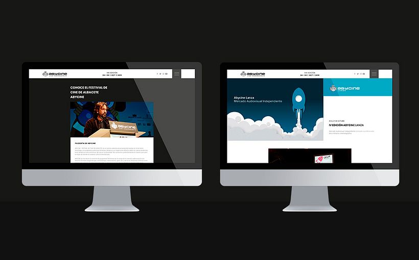 Diseño web Abycine 2