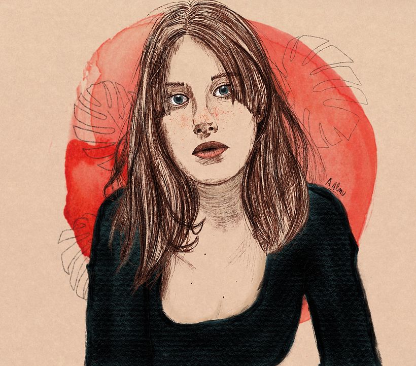 Mi Proyecto del curso: Retrato ilustrado con Procreate 2