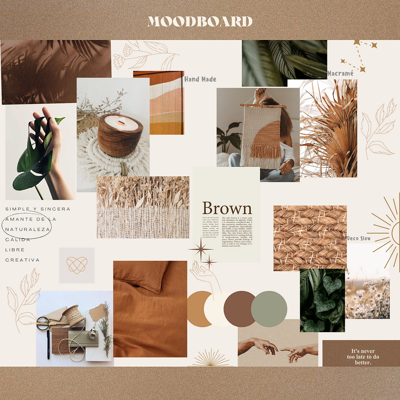 Mi Proyecto del curso: "Estrategia de contenido para instagram" MUTMAKRAME Handmade-Deco Slow - Marketing