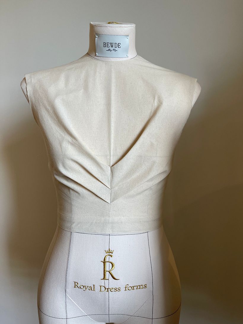 My project in Introduction to Fashion Draping: Create Custom Womenswear course - Fashion Design