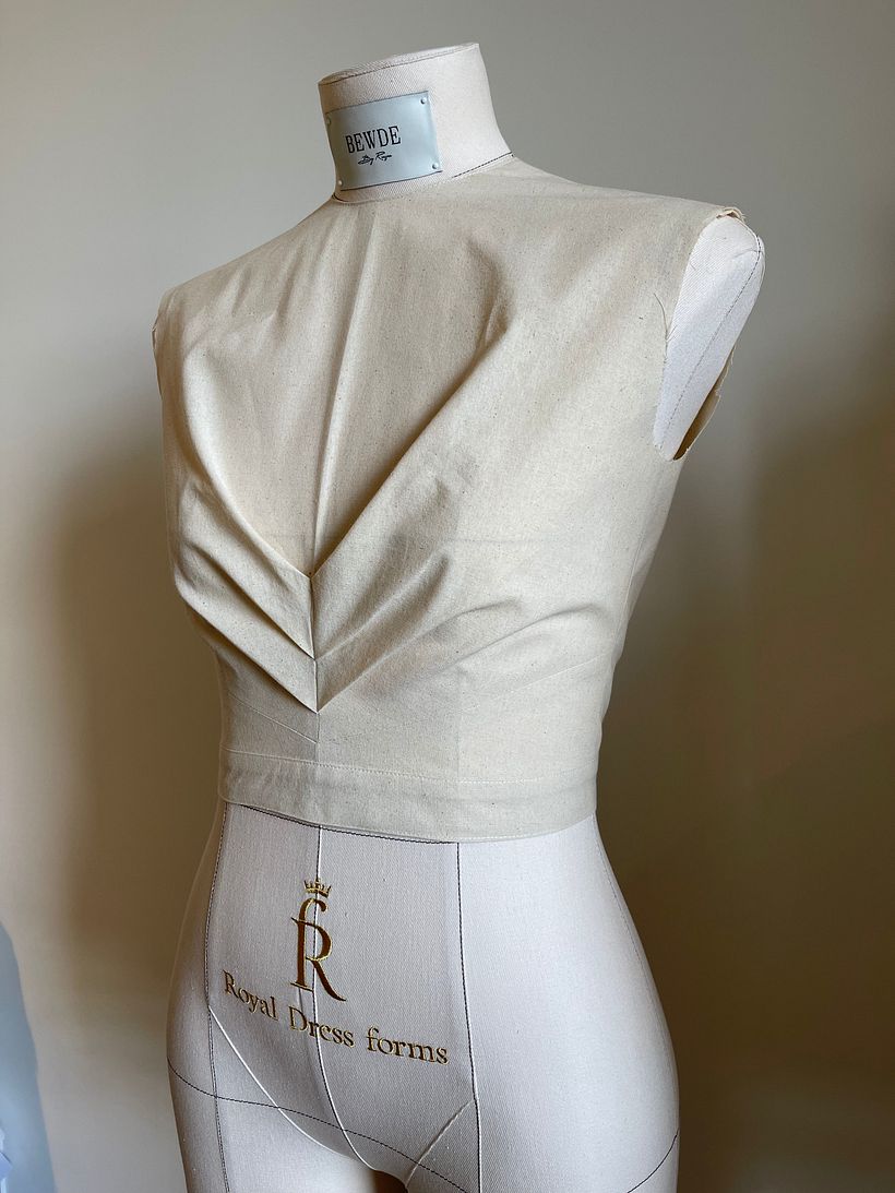 My project in Introduction to Fashion Draping: Create Custom Womenswear course - Fashion Design
