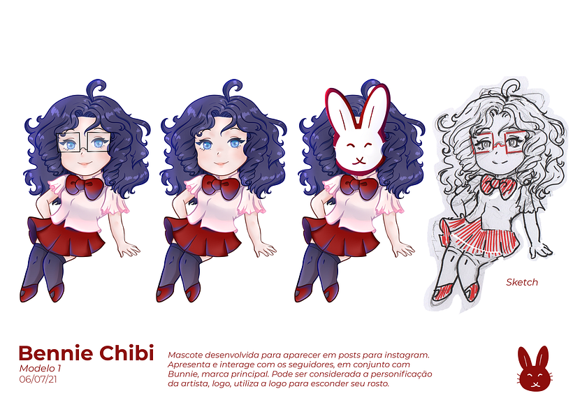 Chibi Bennie - Identidade para Instagram 1