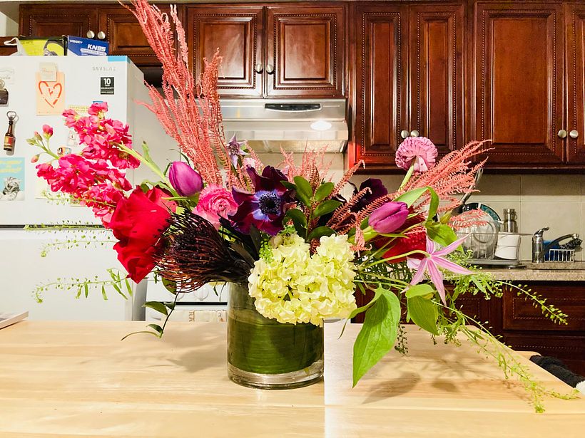 My project in Floral Arrangement Design with Seasonal Blooms course 2