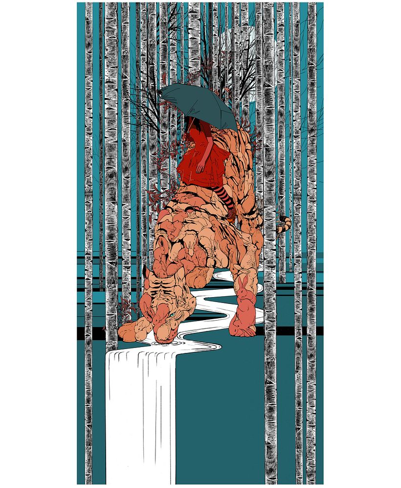 'Tiger Girl' por Shan Jiang.