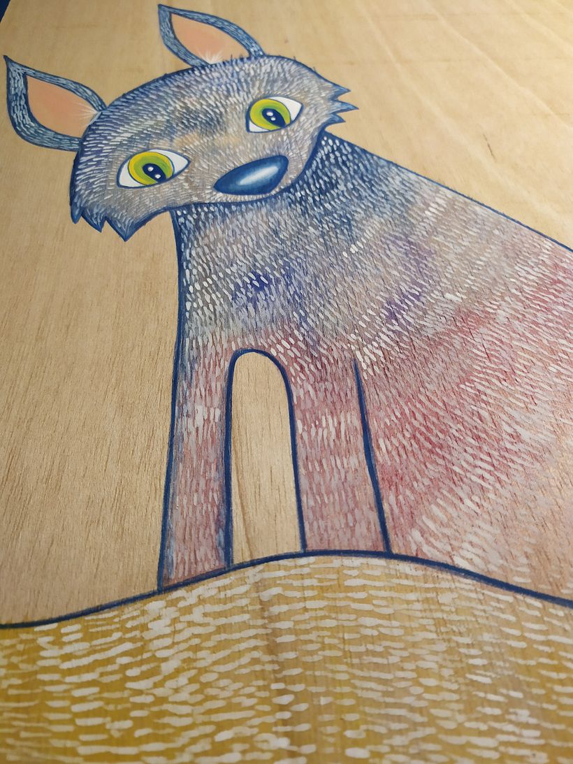 Mi Proyecto del curso: Acuarela sobre madera 1
