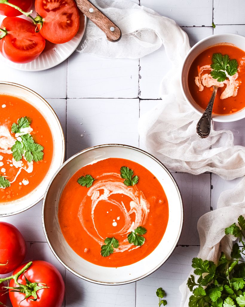 Tomato soup styling