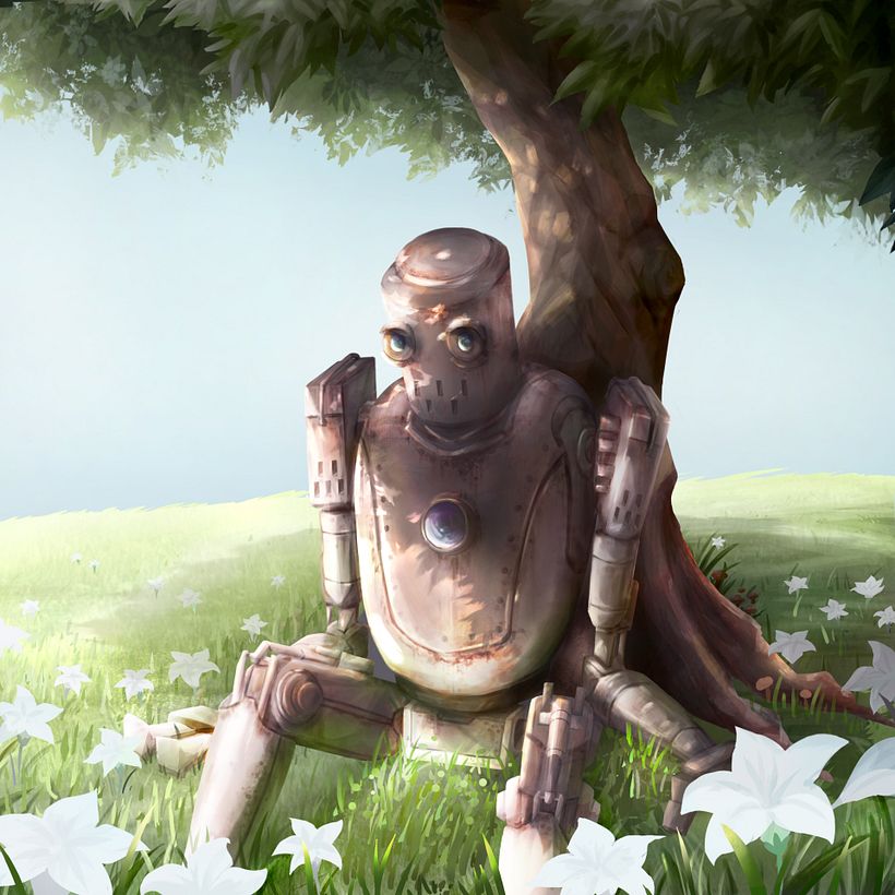 Final Render with colour, additional lighting and details.