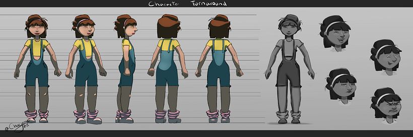 Character turnaround