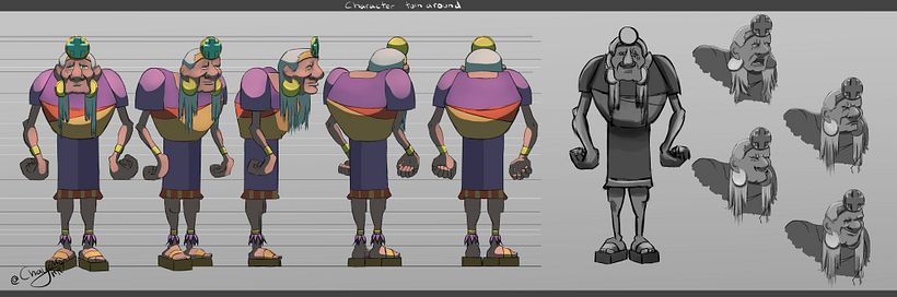 Character turnaround