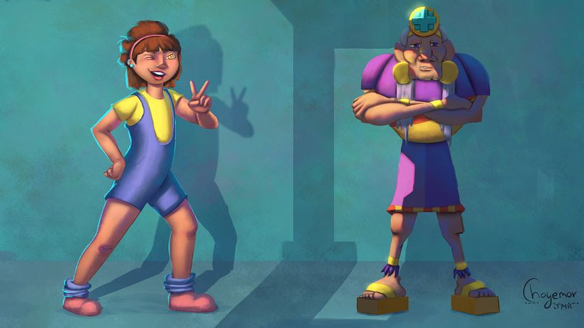 Character presentation