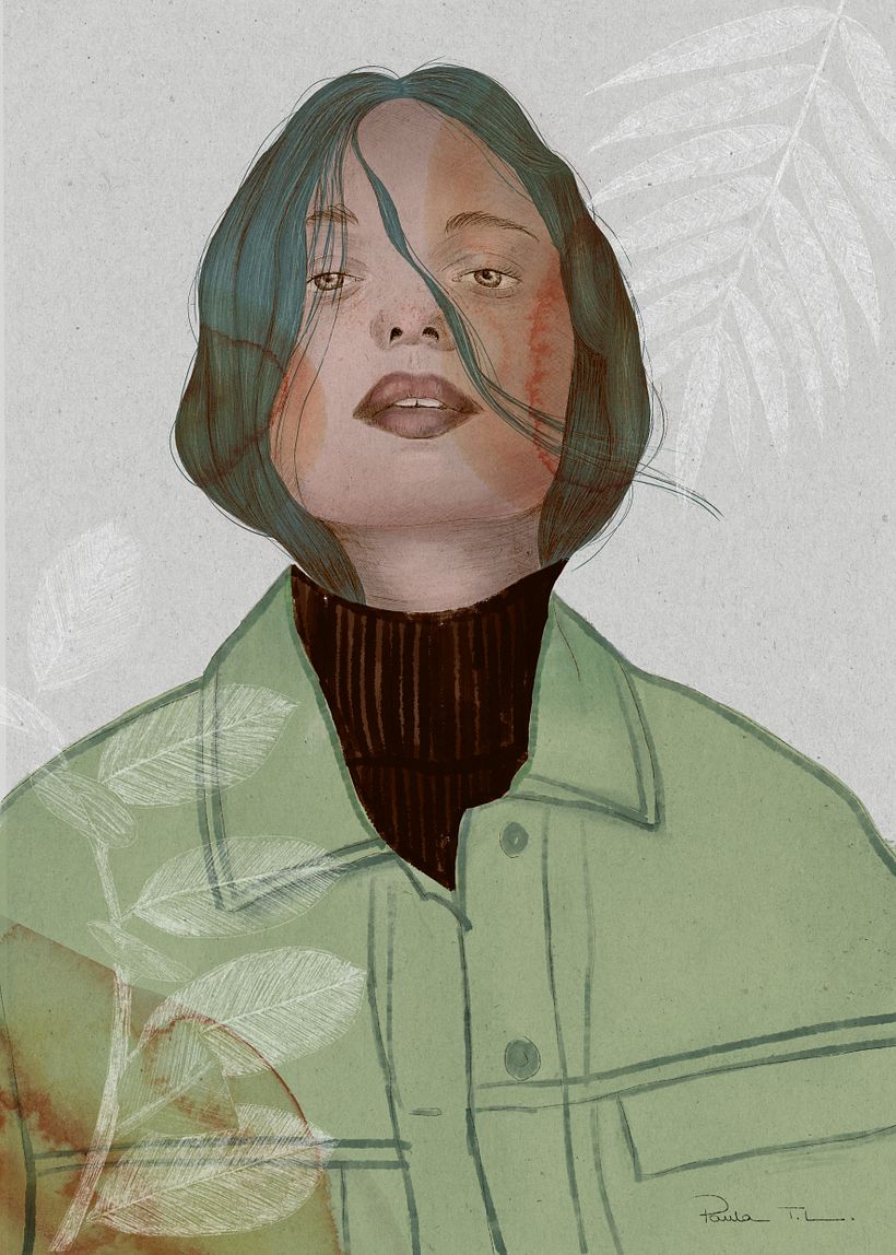 Mi Proyecto del curso: Retrato ilustrado con Procreate 1