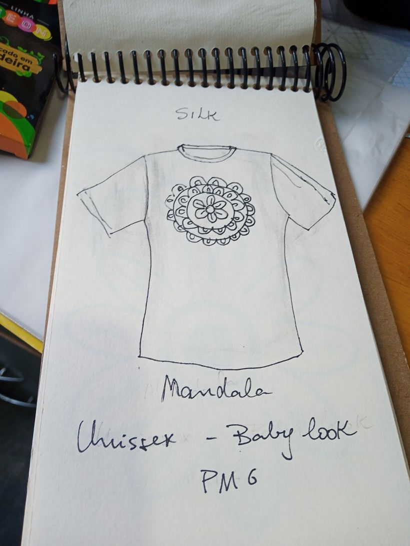 Silkada em camisa de malha