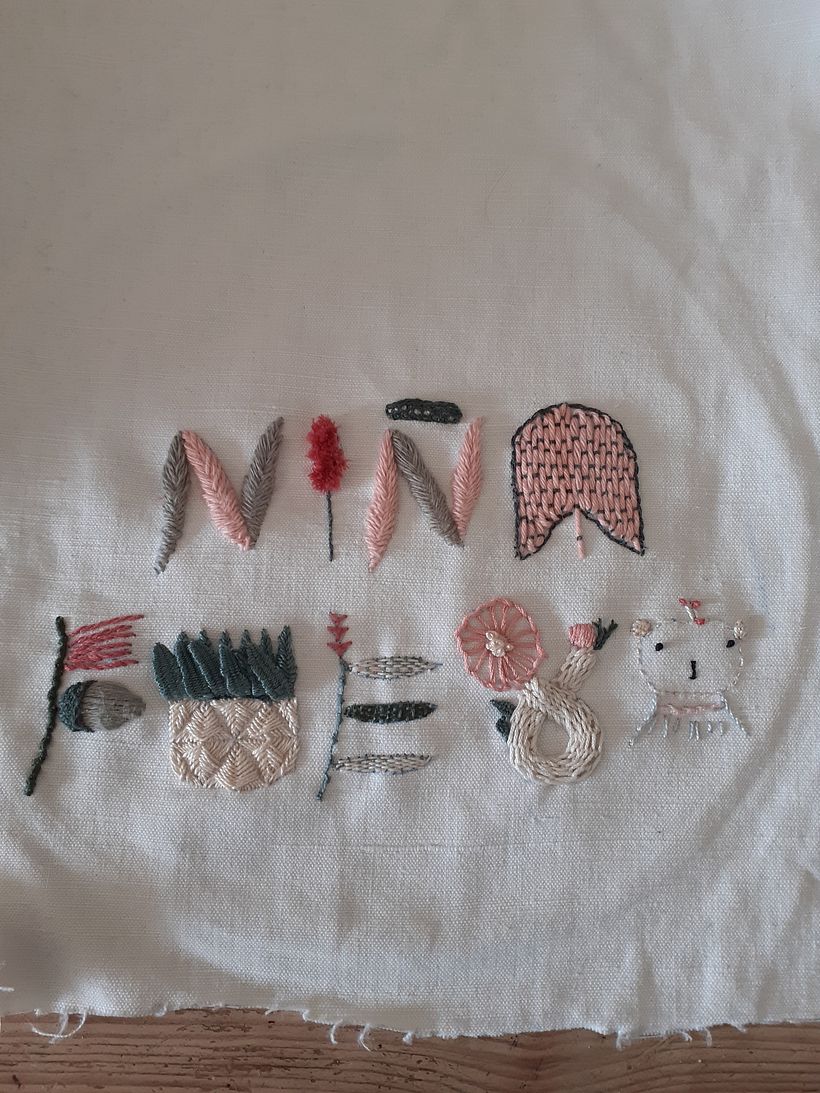 Mon projet du cours : Introduction à la broderie en relief 1