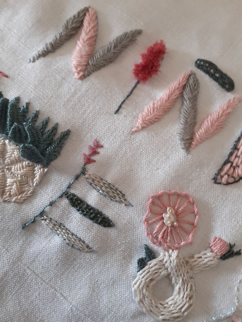 Mon projet du cours : Introduction à la broderie en relief 2