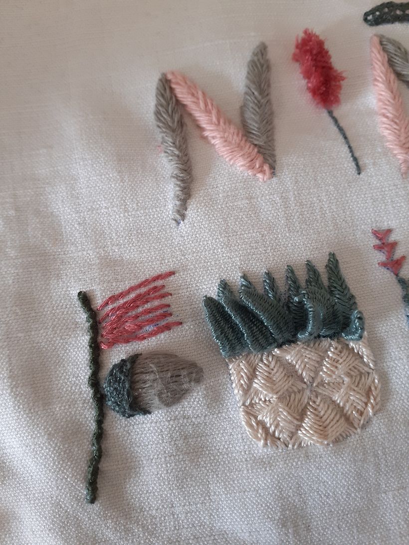 Mon projet du cours : Introduction à la broderie en relief 3