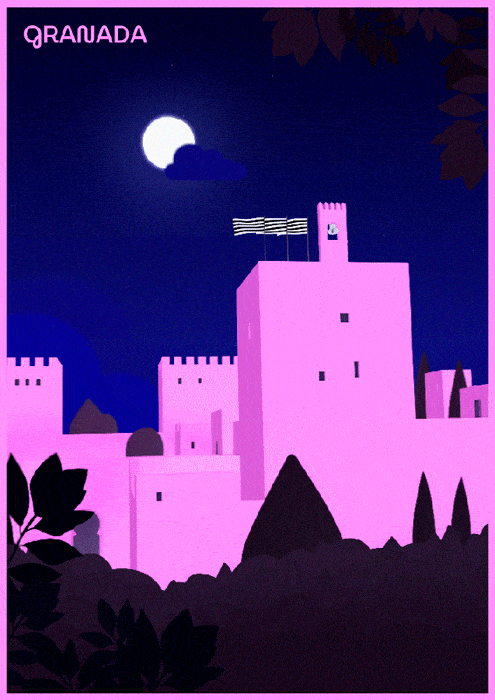 Postal animada Granada 5