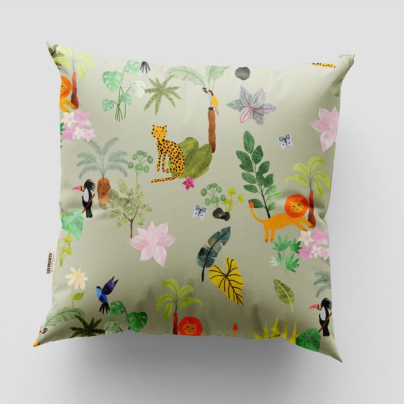 Mon projet du cours : Illustration numérique de motifs inspirés de la faune et la flore 4