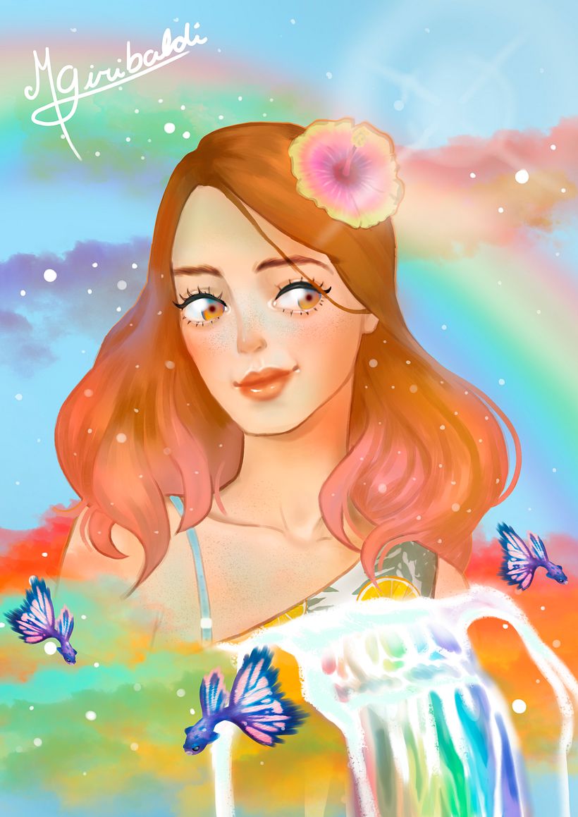 Mi Proyecto del curso: Iluminación y color para retratos digitales en Photoshop de Marcelo Giribaldi: Wonderland 3