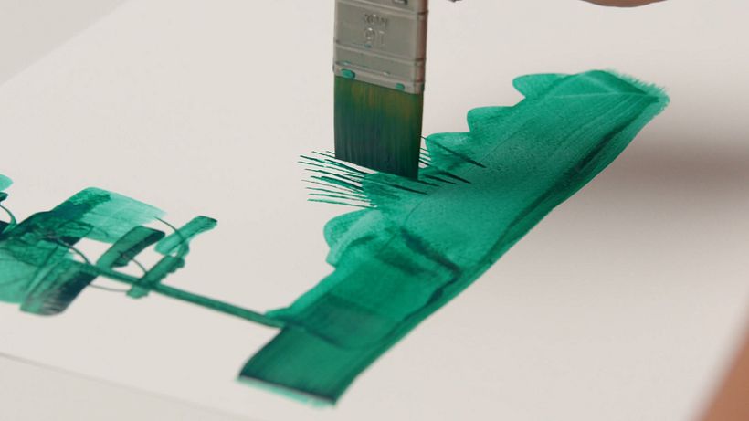 La paletina también puede ayudarte a crear imágenes de pasto largo.