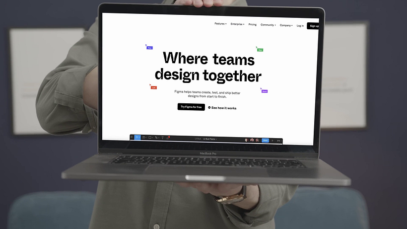 Figma is one of the most popular graphics editing apps in design.