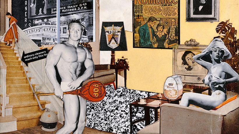 Richard Hamilton’s collage from 1956 explored ideas that were central to Pop Art