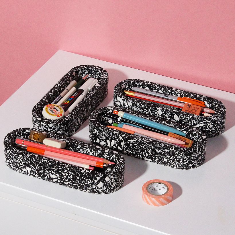 Terrazzo Stationery Trays 6