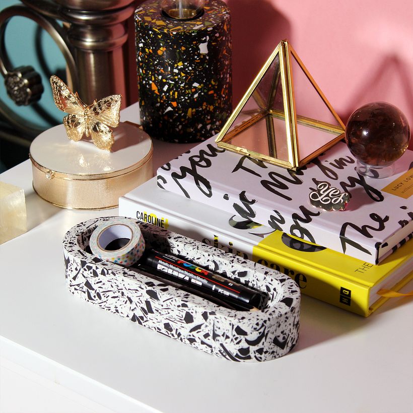 Terrazzo Stationery Trays 5