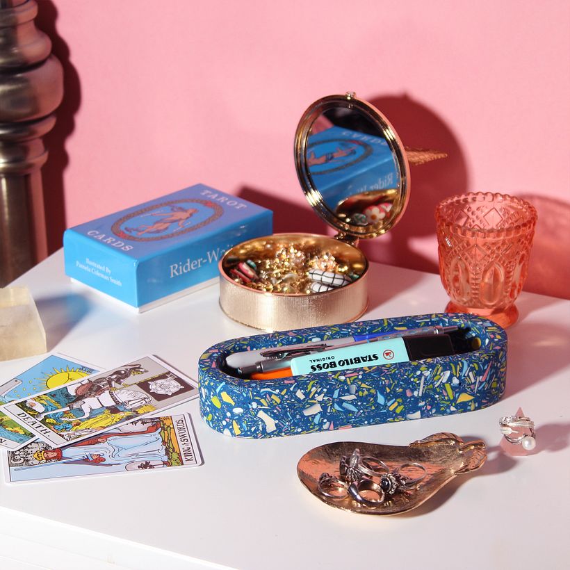Terrazzo Stationery Trays 3