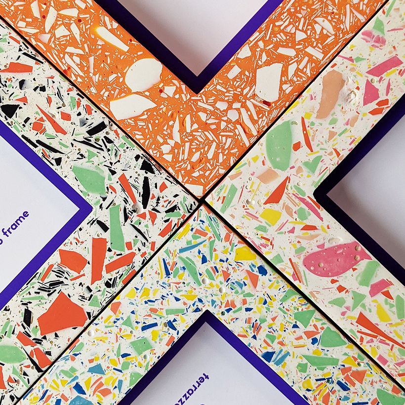 6"x4" Terrazzo Photo Frames 3