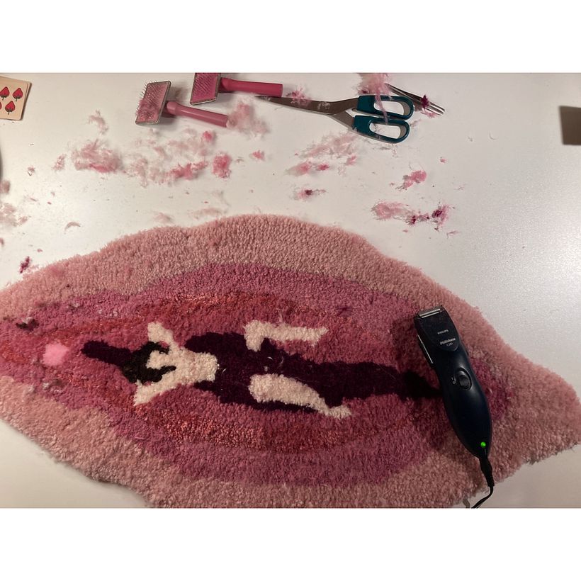 My first tufted rug  11