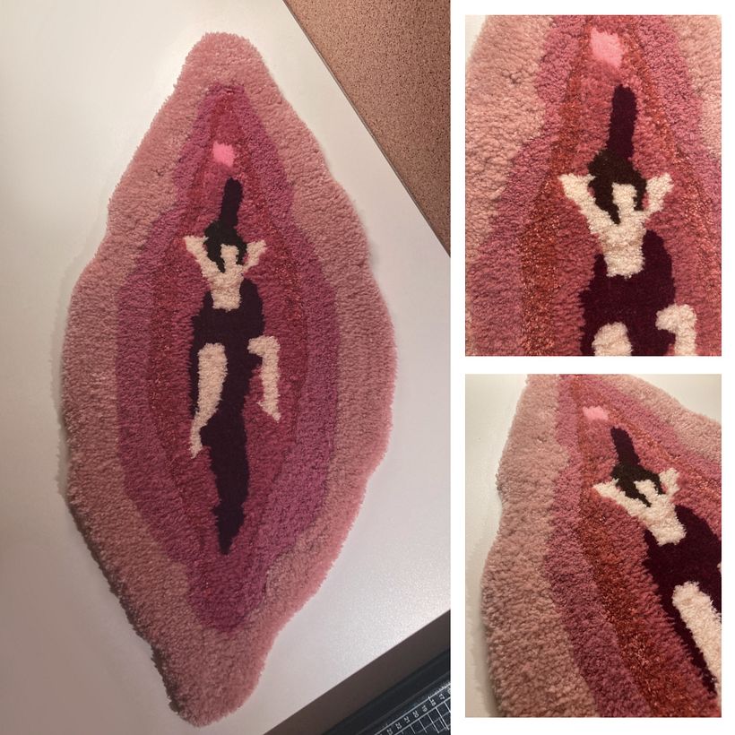 My first tufted rug  12