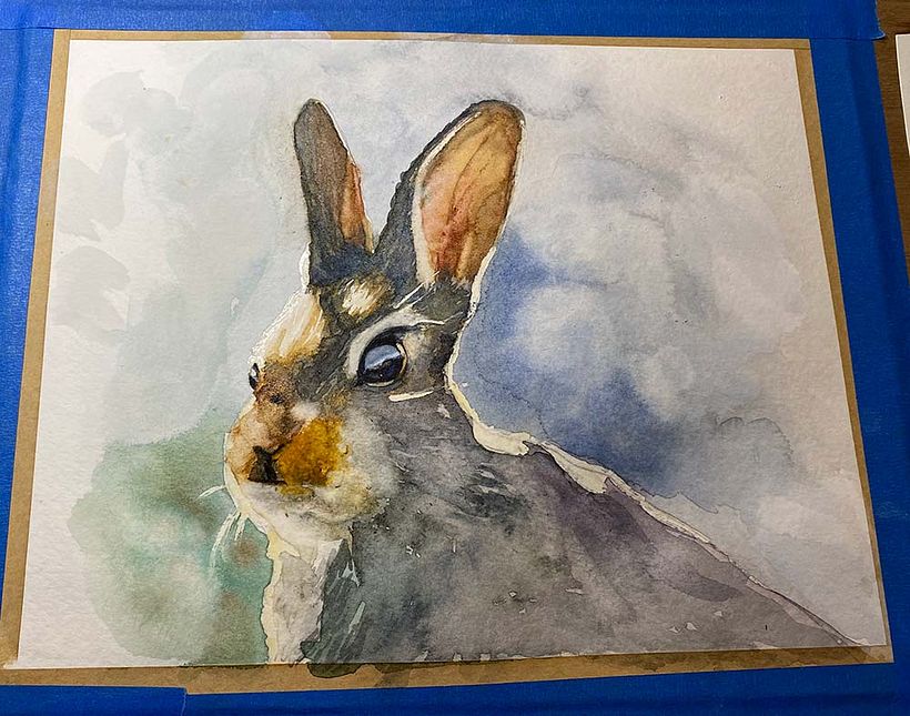 I conveniently didn't get a picture of the first layer lol.  Here is the second layer.